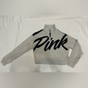 Women’s PINK Half Zip Sweatshirt